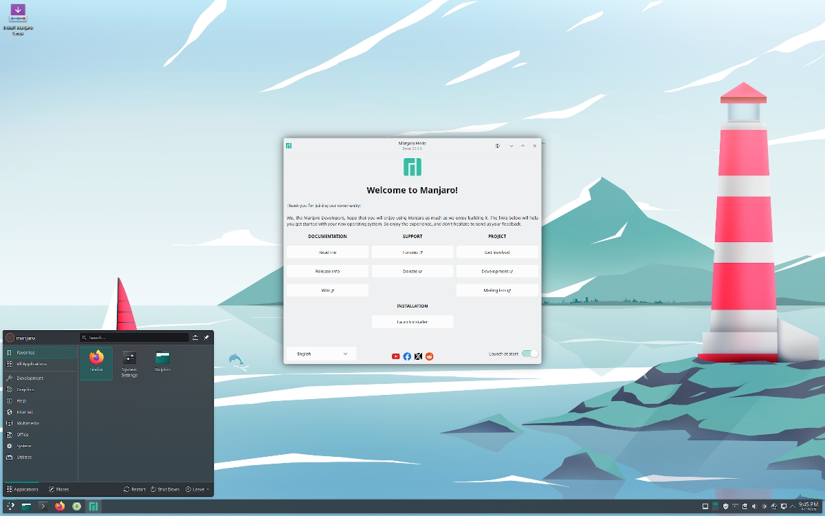 Manjaro Linux 25.0.0