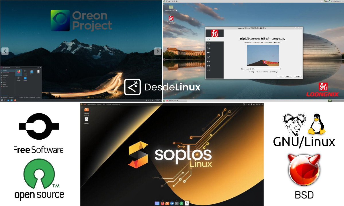 Top Nuevas Distros 2025 - 03: Soplos Linux, Oreon y Loongnix OS
