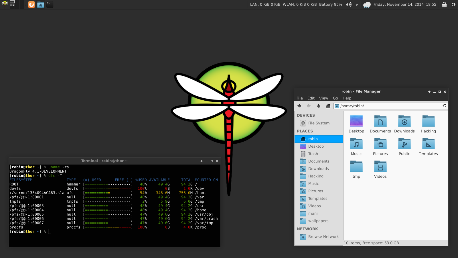GNU/Linux + BSD: Lanzamiento de DragonFly BSD 6.4.1