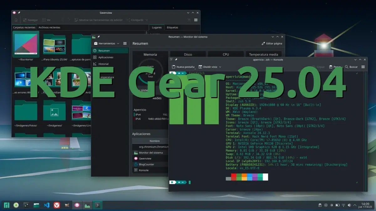 KDE Gear 25.04: Todas las novedades y mejoras de la suite de aplicaciones de KDE