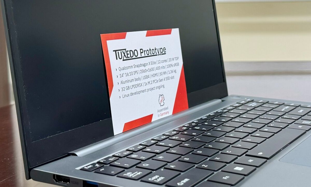 Tuxedo avanza con su portátil ARM: primeros hitos y desafíos técnicos