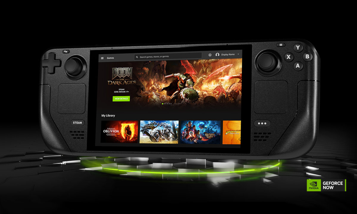 NVIDIA lanza aplicación oficial de GeForce Now para Steam Deck
